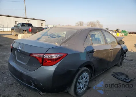 2017 Toyota Corolla L z USA, uszkodzony, nr VIN 2T1BURHE5HC862813